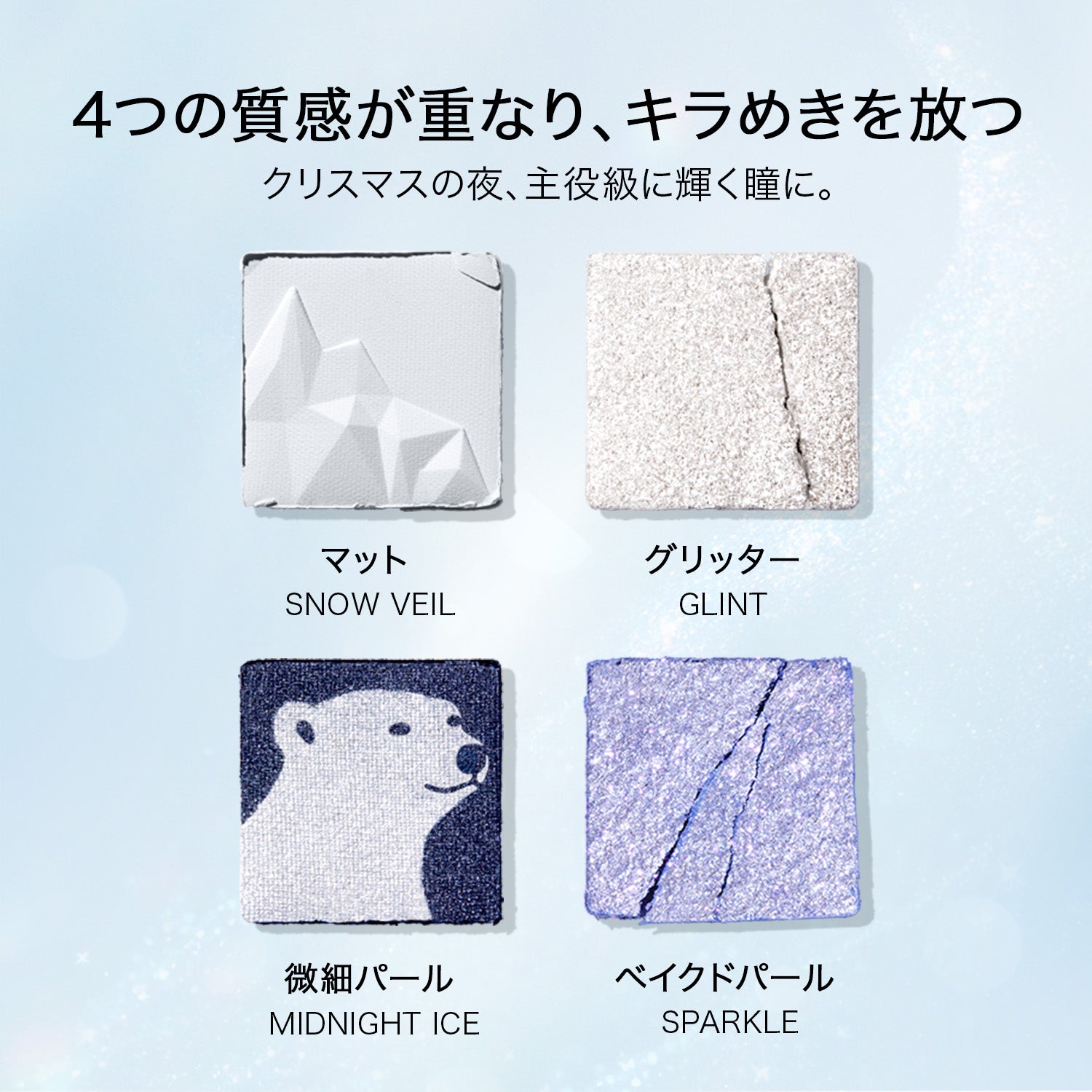 【ウィンター新作】エクスプローラ 12色動物アイシャドウパレット ベアハグ