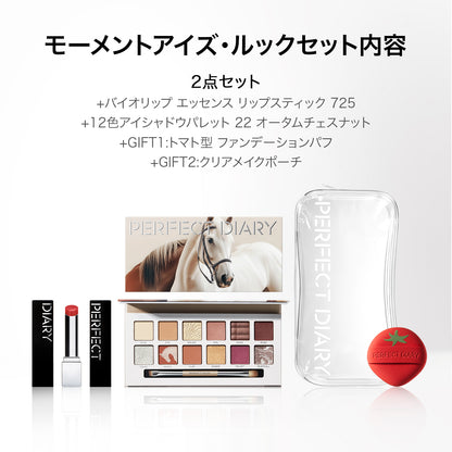 ★新品初売り★【数量限定】モーメントアイズ·ルックセット: 725 &amp; オータムチェスナット