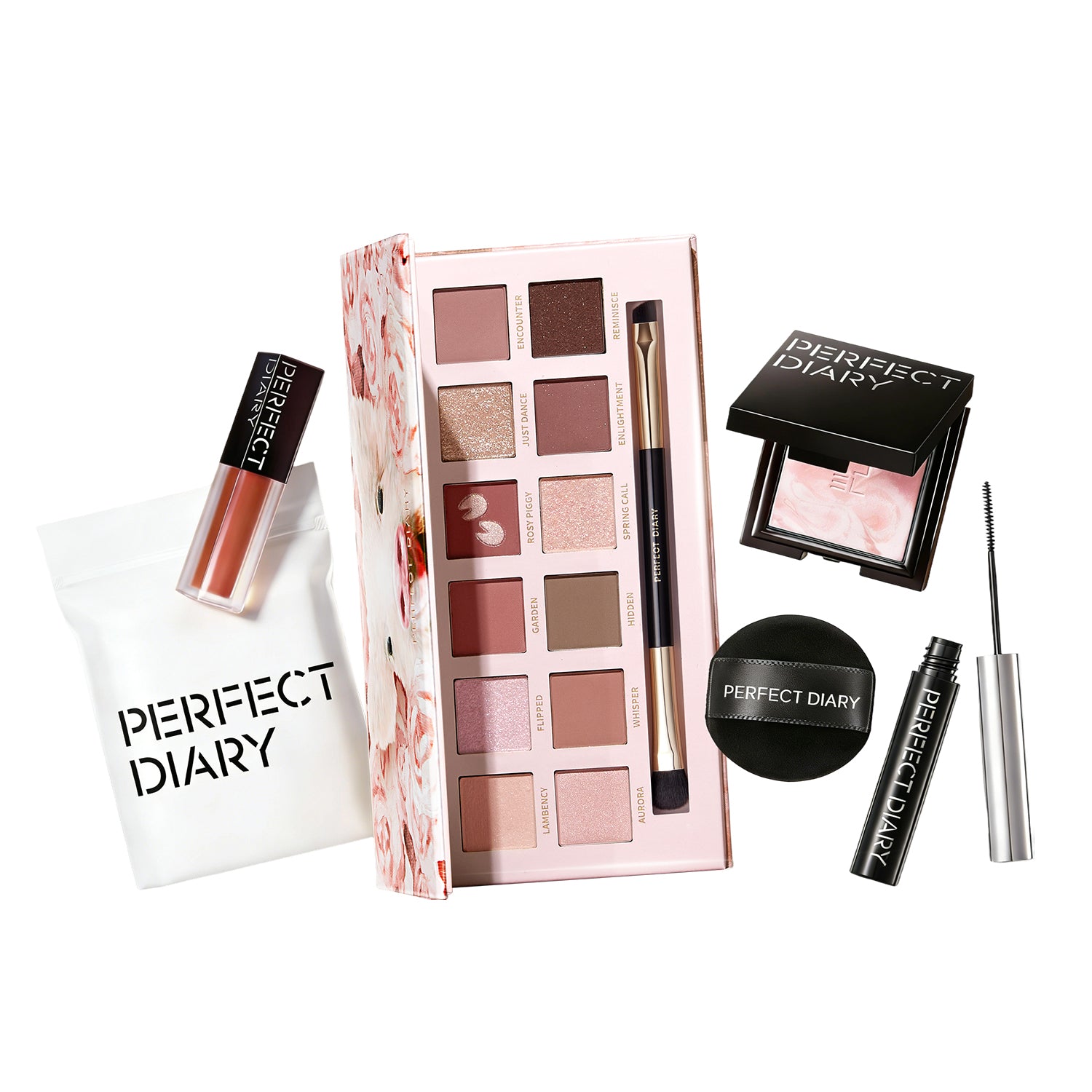 PERFECT DIARY JILLSTUARTアイシャドウパレット 5点セット PERFECT DIARY 限定発売 2026 午年 ハイグレードコスメギフトセット
