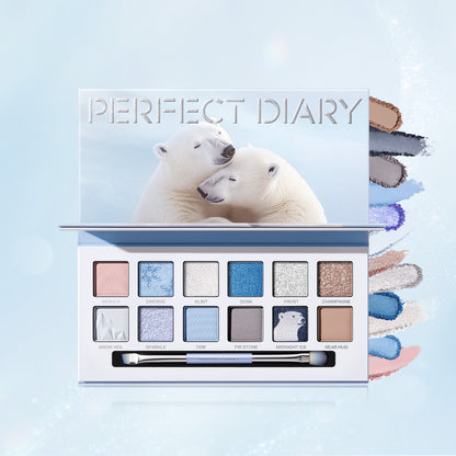 【クリスマス限定】エクスプローラ 12色動物アイシャドウパレット ベアハグ